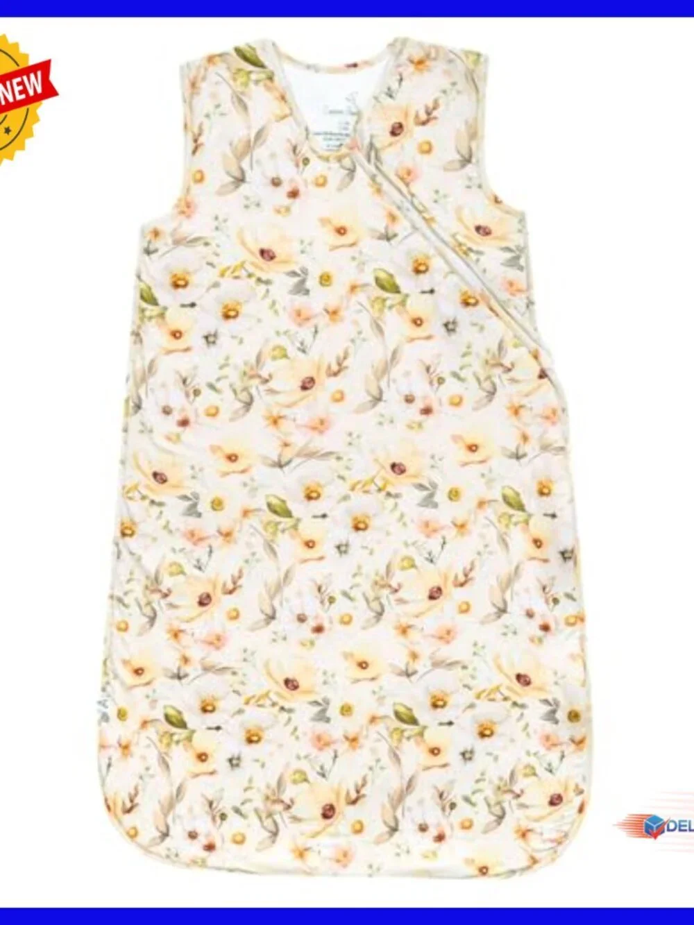 Bamboo Sleep Bag 6-12mo Sleeveless 1.5 TOG Nursery Bedding